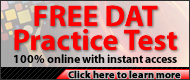 Free DAT Practice Test